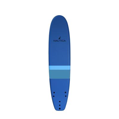 Nautica Men's Pitch Foam Long Surfboard Varsity Blue Wash, OS