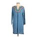 Tommy Bahama Casual Dress: Blue Dresses - Women's Size Small