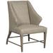 Vanguard Furniture Thom Filicia Home Jordan Wing Back Side Chair Fabric in Gray/Blue | 40.5 H x 26 W x 30.5 D in | Wayfair 9065A_551062_Hampton