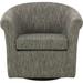 Barrel Chair - Mercury Row® Anstett 30.5" Wide Polyester Swivel Barrel Chair Wood/Fabric in Gray | Wayfair AC6808A127514CC28F30AC4607498CB5