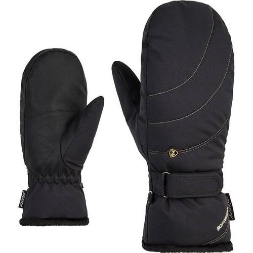 ZIENER Damen Handschuhe KAHLIA PR, Größe 7 in black.gold art