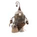 The Holiday Aisle® Brown/Grey Wicker Standing Cone-Shaped Gnome Santa | 17 H x 10 W x 9 D in | Wayfair 1610C4F0DEB24C64831544A2F5EF0C8B