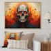 Trinx Skull Eternal Rest Geometric I - Modern Wall Art Prints Metal | 30 H x 40 W x 1.5 D in | Wayfair 4FD98D8B4CF245F49378AEDFB1B443CC