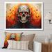 Trinx Skull Eternal Rest Geometric I - Modern Wall Art Prints Metal | 24 H x 32 W x 1 D in | Wayfair 44BE6D3A6F174D748C818BD6987BCAEE