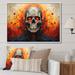 Trinx Skull Eternal Rest Geometric I - Modern Wall Art Prints Metal | 24 H x 32 W x 1 D in | Wayfair B8A9913347BA41F1B06BBD5485039940