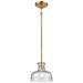 Orinoco 8" Wide 1-Light Mini Pendant - Satin Brass