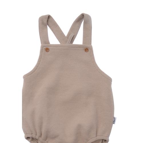 Strampler LILIPUT Gr. 74/80, EURO-Größen, beige Baby Overalls mit verstellbaren Trägern