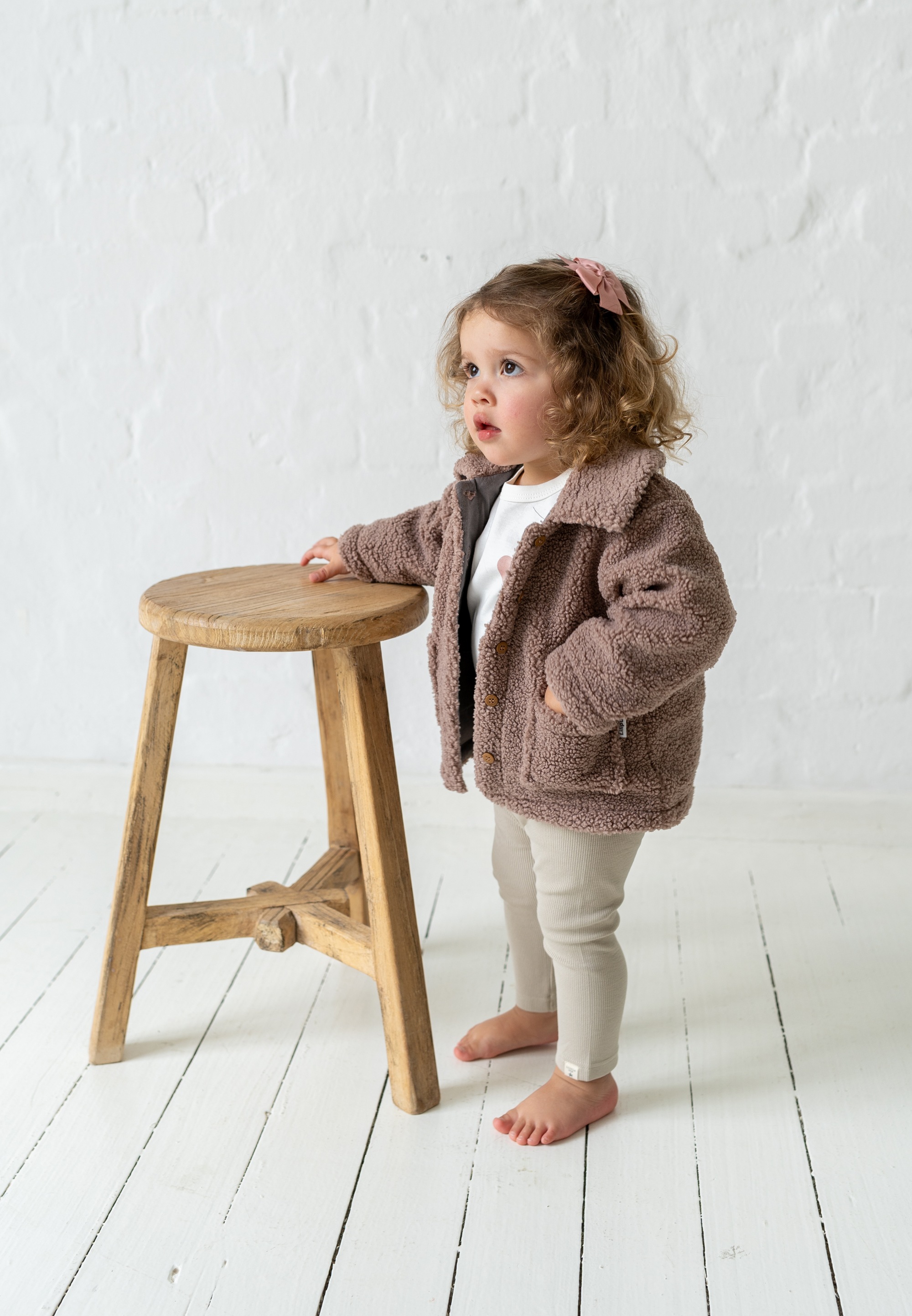 Sweatjacke LILIPUT, Jungen, Gr. 86/92, rosa (altrosa), 100% Polyester, unifarben, Sweatjacken, mit aufgesetzten Taschen Image