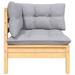 Ebern Designs Miquelina 25" Wide Outdoor Patio Sofa w/ Cushions in Gray/Brown | 24.6 H x 25 W x 25 D in | Wayfair 22E3B9225A744CCB9C5B4C2370A59C8C