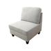 Slipper Chair - Ebern Designs 28" Wide Velvet Slipper Chair Velvet in Gray | 33 H x 28 W x 30 D in | Wayfair 429A52A265804F889B16C693FBC0BA93