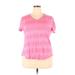 Tek Gear Active T-Shirt: Pink Activewear - Women's Size 2X-Large