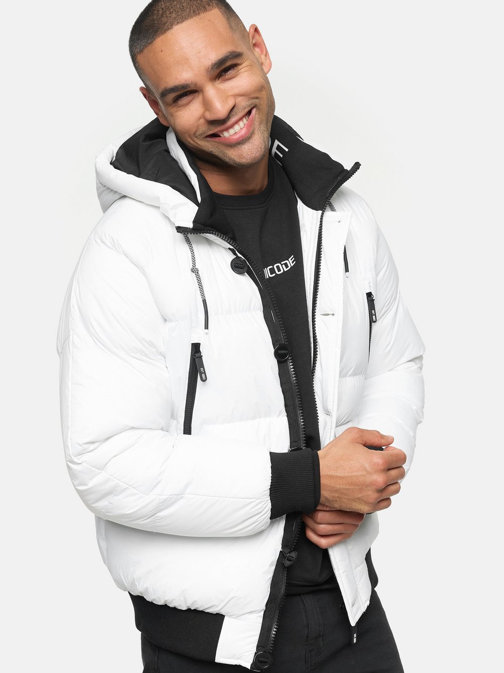Indicode Winterjacke Herren weiß, XXL Image