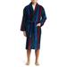 Statement Stripes Shawl Collar Terry Cloth Robe