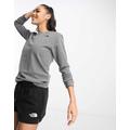 The North Face Simple Dome long sleeve t-shirt in grey