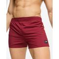 Speedo retro 13"" swim shorts in burgundy-Red