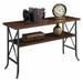 Concepts Brookline Console Table in Dark Walnut Wood Finish - 54 x 84