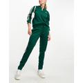 adidas sportswear tracksuit in dark green