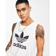 adidas Originals Adicolor vest top in white