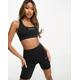 Nicce dia racer sports bra in black