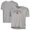 Women's Alternative Apparel Gray Cornell Big Red Retro Jersey Headliner Cropped T-Shirt