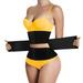 Waist Trainer for Women Body Shaper Lower Belly Fat Underbust Double Training Belt Waist Cincher Corset Workout 3 Segmented Seamless Waist Trimmer Hooks