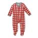 Honest Baby Clothing Baby Boy or Girl Gender Neutral Organic Cotton Sleep N Play Christmas Pajamas (Newborn-9 Months)