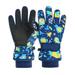 ASFGIMUJ Winter Gloves Children Cartoon Print Winter Ski Gloves Thermal Gloves Thermal Cycling Gloves Kids Windproof Gloves Football Gloves