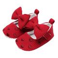 nsendm Male Shoes 3 Month Shoes Heart Embroider Bowknot First Walkers Shoes Toddler Sandals Princess Shoes 3 Yr Old Soccer Cleats Red 13