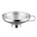 2x Canng Funnel Kitchen Stainless Steel Jar Canng Jar Funnel Wide Mouth for Wide Jars Canng Jar Transfer And Wet Ingredie