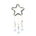 Doolland Wind Chimes Crystal Decor Aurora Rainbow Catcher 7 Chakra Haeling Hanging Decor Crystal Wind Chime Pendant Decoration for Window Home Garden and Other Decoration