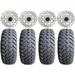 System 3 SB-7 15 Wheels Machined (5+2) 32 MotoHammer Tires Kawasaki Teryx Mule