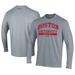 Men's Under Armour Gray Boston University Performance Long Sleeve T-Shirt