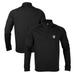 Men's Levelwear Black USMNT Calibre Quarter-Zip Pullover Top