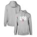 Men's Levelwear Gray USMNT Podium Mascot Pullover Hoodie