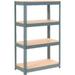 Global Industrial Extra Heavy Duty Shelving 36 W x 18 D x 72 H With 4 Shelves Wood Deck Gry