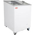 Contender 137 Litre Ice Cream Freezer with Curved Sliding Glass Lid Gastroline 137 Litre