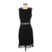 Aqua Cocktail Dress: Black Dresses - Women's Size Small