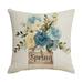 New Home Spring Bicycle Linen Pillow Cover Sofa Digital Printing Cushion Cover Pillow Cover 45 * 45cm/17.7 * 17.7in Toddler Pillowcase 13 X 18 Girl Pillowcases Standard Pillowcase Set Toddler