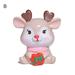 Wanwan Miniature Ornament Eye-catching Waterproof Resin Christmas Deer Statue Desktop Ornament for Home