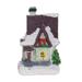 Light Up Christmas House Village Set Winter Snow Christmas Town Village with LED Lights for Christmas Festival Indoor Decor for Kids Holiday Tabletop Decorations