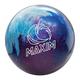 Ebonite Maxim Bowlingball Peek-A-Boo Berry 10, Violett/Blau/Silber