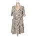 Beeson River Casual Dress: Tan Dresses - Women's Size Small