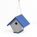 Outdoor Leisure Products 9" H x 9" W x 6" D Hanging No Additional Durability Birdhouse Plastic in Blue | 9 H x 9 W x 6 D in | Wayfair GM32-2BLG