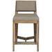 Vanguard Furniture Thom Filicia Solid Wood 32.5" Bar Stool Wood/Upholstered in Brown | 42 H x 19 W x 21.75 D in | Wayfair