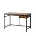 DormCo Suprima® Desk - Drawer Addition - Hickory Teak Wood/Metal in Black/Brown/Gray | 29.53 H x 43.41 W x 23.62 D in | Wayfair S1S-18ZCD-HT-DESK
