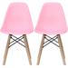 Corrigan Studio® Hampus Desk/Activity Chair Plastic in Pink/Brown | 23 H x 13 W x 14 D in | Wayfair B74DE88B291A46B09A36D02DD93219B0