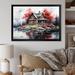 Red Barrel Studio® Red & Gray Lakeouse Majestic Retreat V On Canvas Print Metal | 16 H x 32 W x 1 D in | Wayfair 8A322E37D18748828E97370BDC60B618