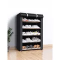 Meuble à chaussures en tissu anti-poussière 10/8/6 étages étagère de rangement pour meubles de