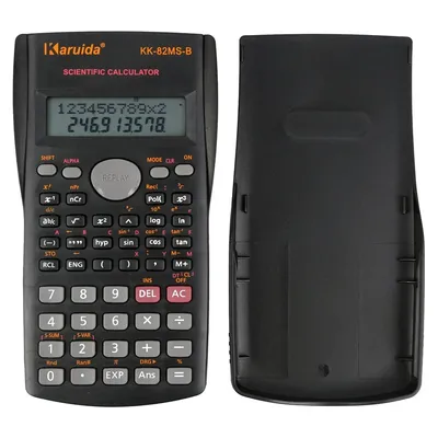 Calculatrice scientifique portable calculatrice dédiée aux mathématiques fuchsia affichage à 2