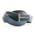 Ceinture en T en laiton véritable pour hommes et femmes cuir véritable sangle habillée pour jeans